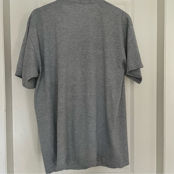 Size L 100% cotton men’s T-Shirt, grey with “tired” sunflower - Picture 7 of 11